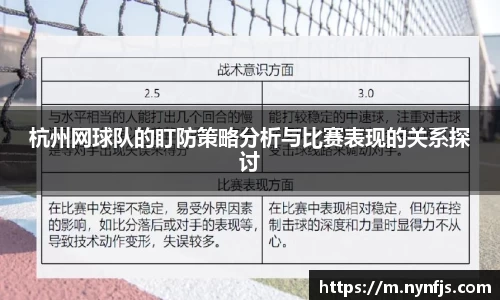 杭州网球队的盯防策略分析与比赛表现的关系探讨