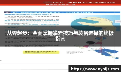 从零起步：全面掌握攀岩技巧与装备选择的终极指南